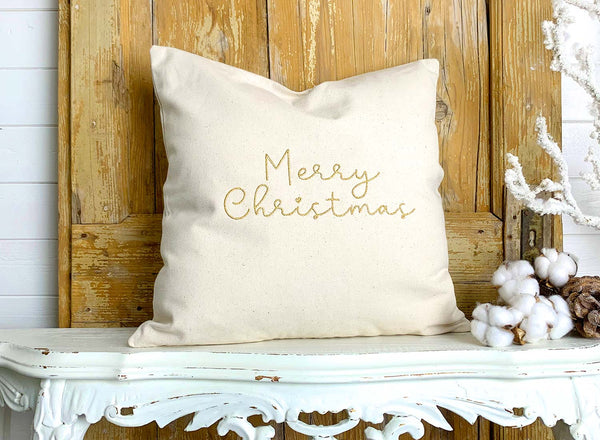 GTEXT Federa Per Cuscino Merry Grinchmas, Tessuto Lino Effetto 50x40 Cm, Decorazione Natalizia Divano Letto, Solo Coperta