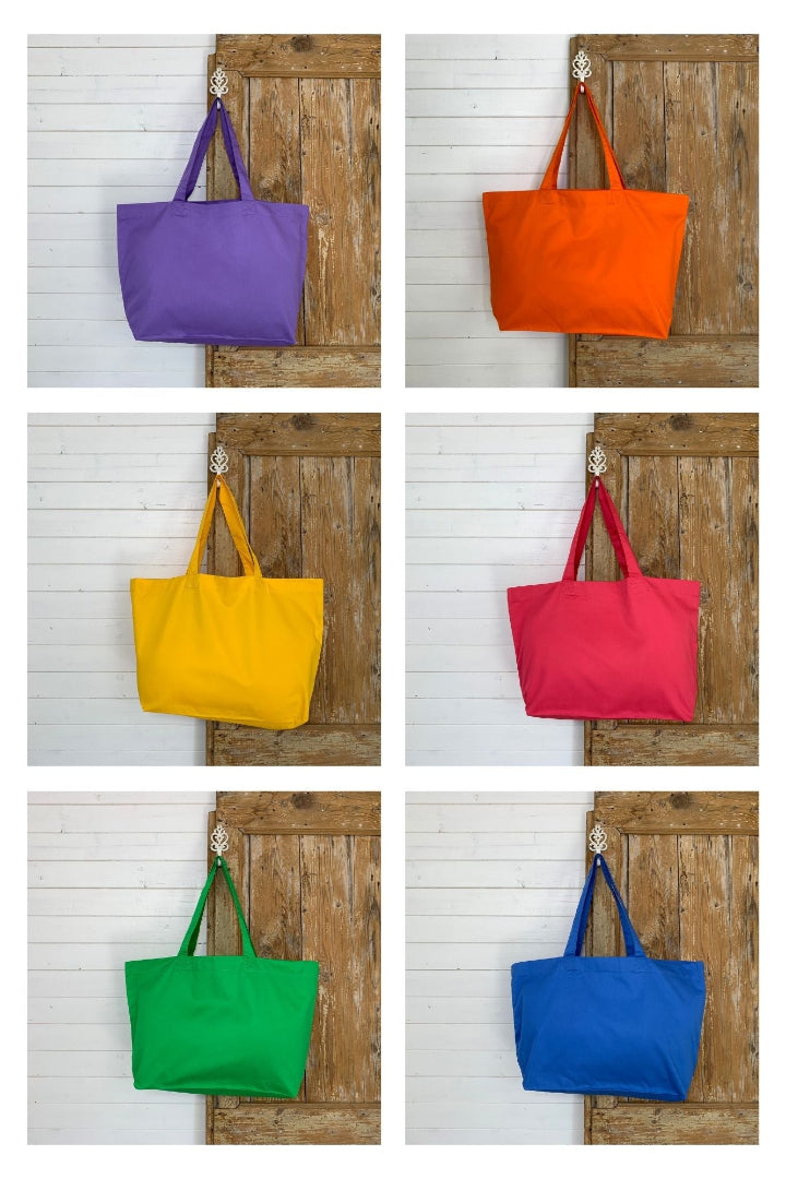 Borse shopper spiaggia mare regalo personalizzazioni ricamo