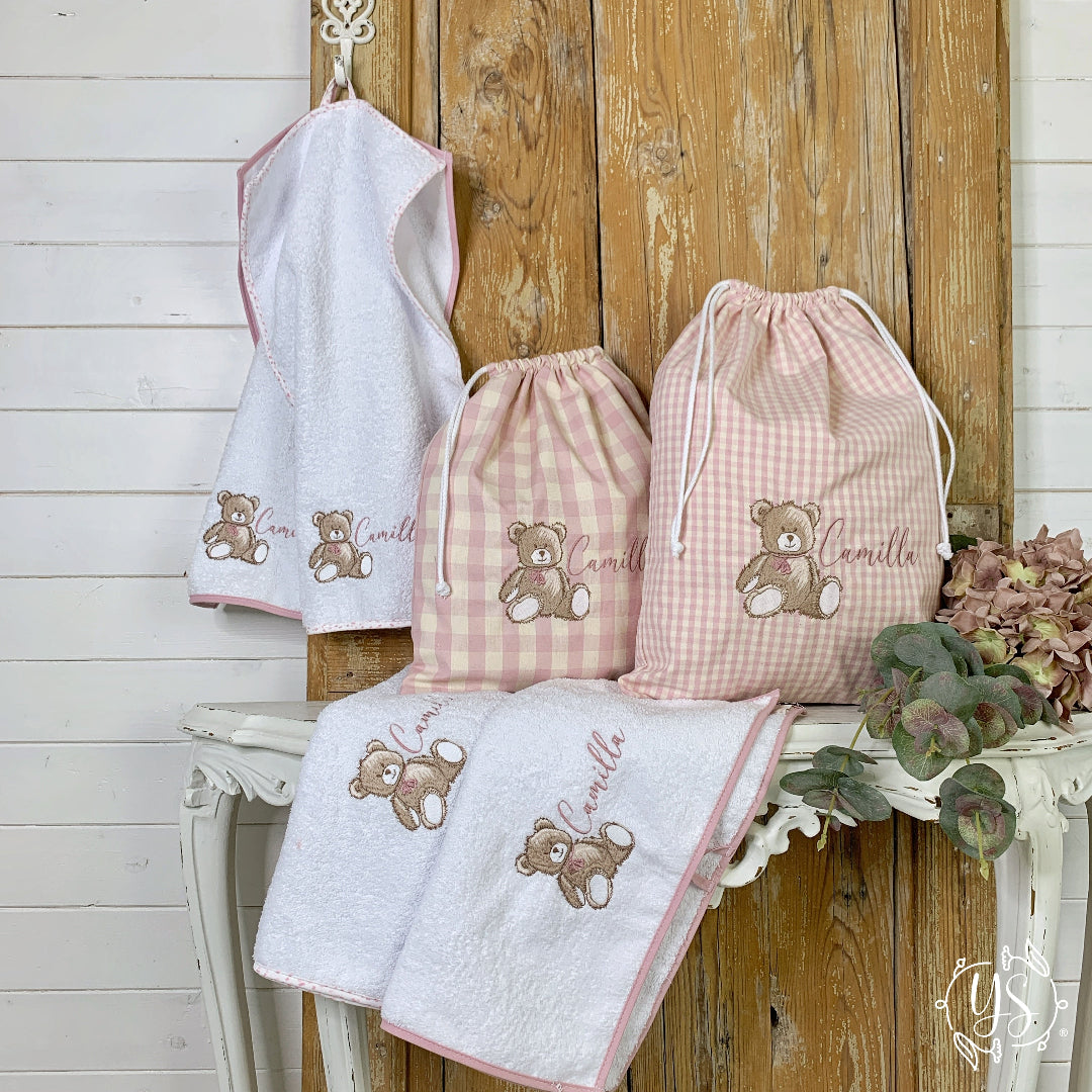 Set asilo - Camilla con orsetto