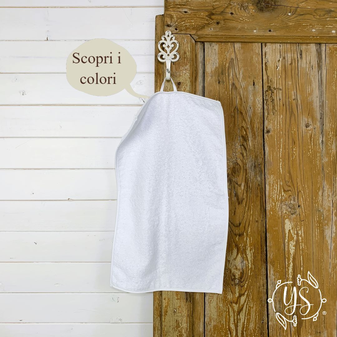 Asciugamano in spugna puro cotone 50x30 cm