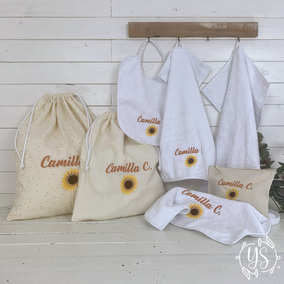 Set asilo - Camilla con girasole