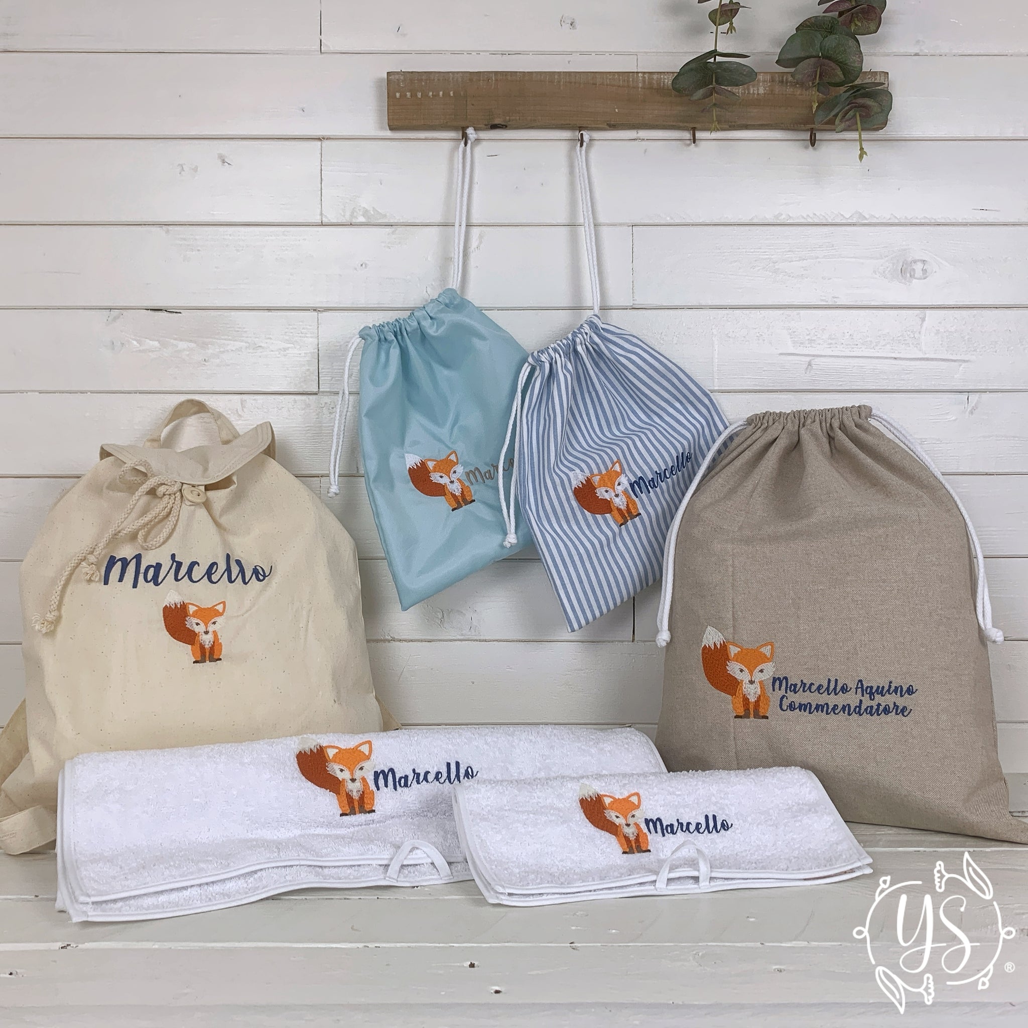 Set Asilo Sacche Per Bambini Sacca Zaino Zaino Bimbo