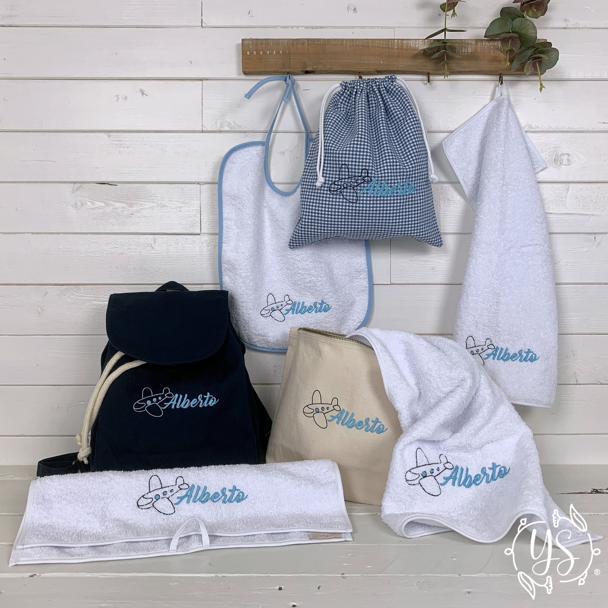 Set Asilo personalizzato con nome - Bambini - Per l'asilo e la scuo Set Asilo personalizzato con nome - Bambini - Per l'asilo e la scuo