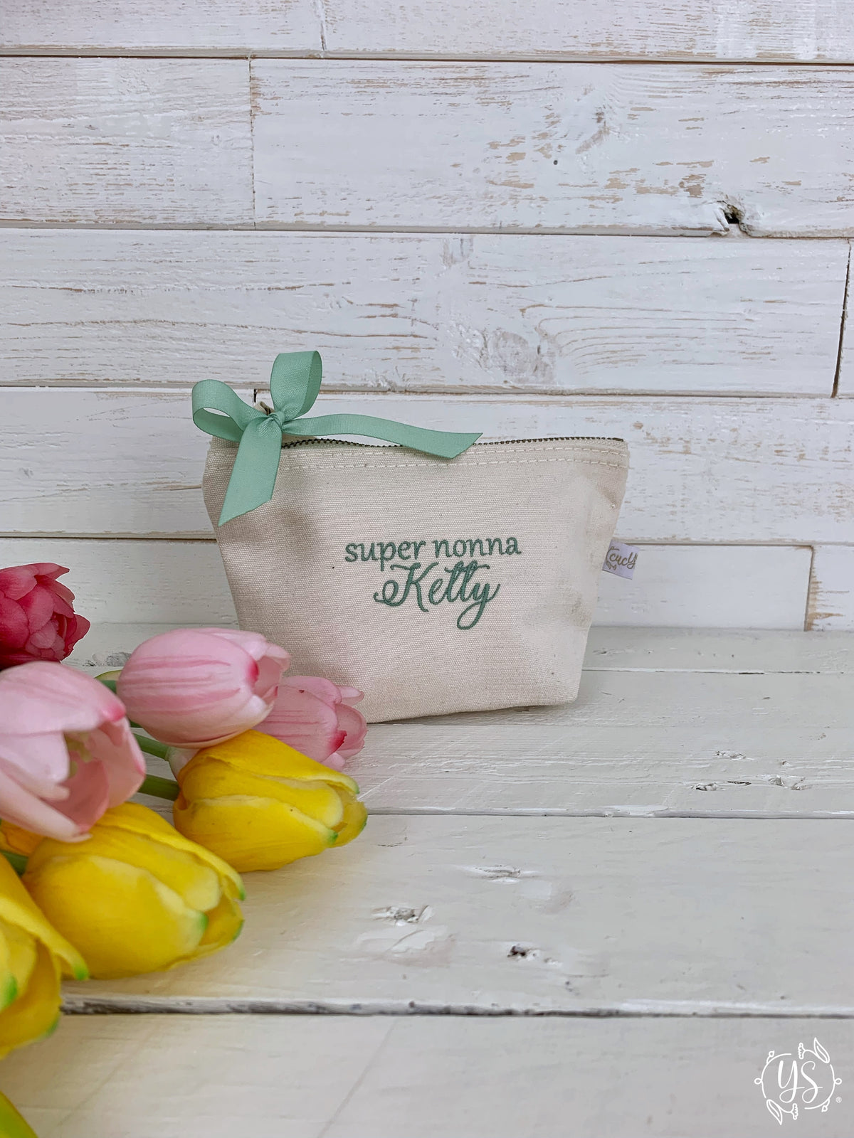 Pochette trapezio 12x18 - Super nonna + nome