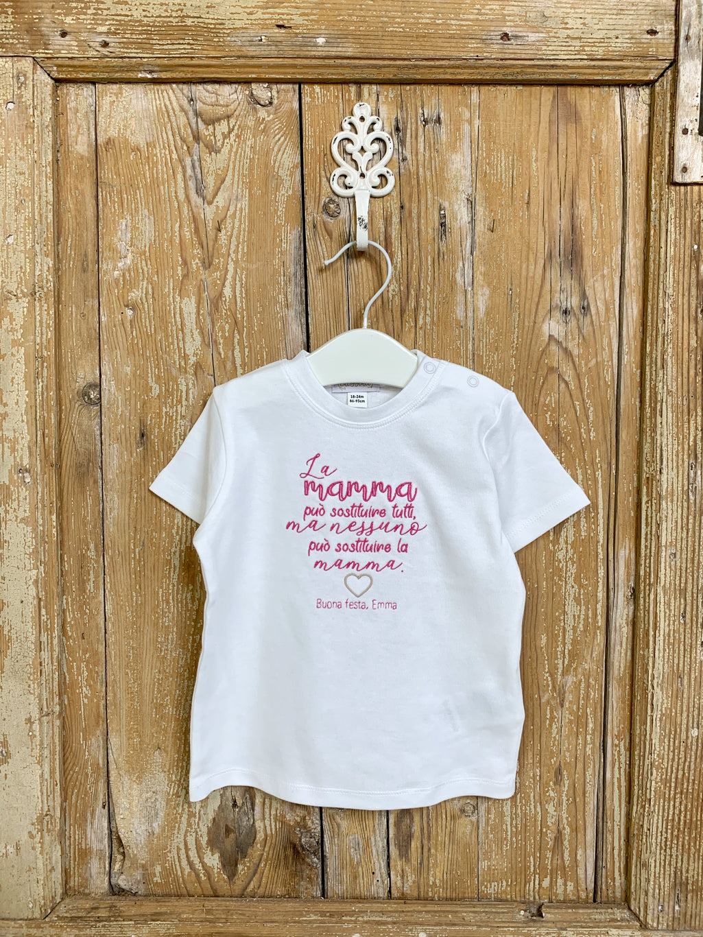 T-shirt Neonato - ... nessuno può sostituire la Mamma