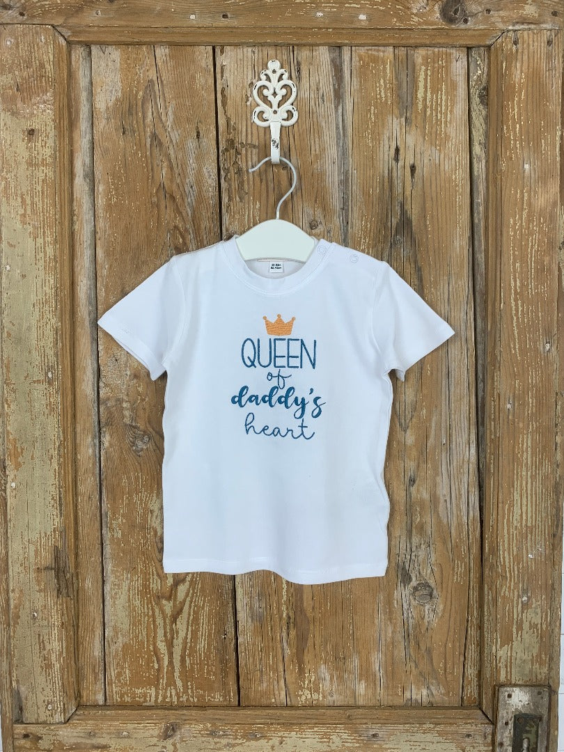 T-shirt Neonato -  Queen of daddy
