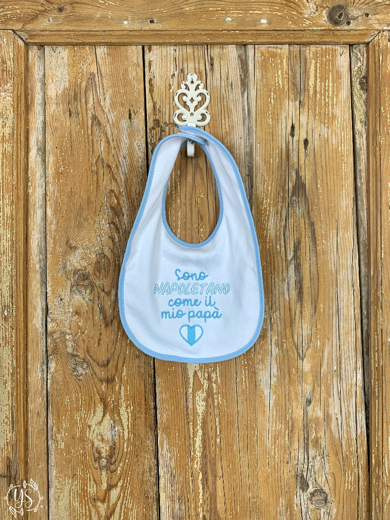 Bavaglino Per Bambino Unisex 'Piccolo Amico Pesca' - Regalo Per Papà Pescatore - Dirty Fingers