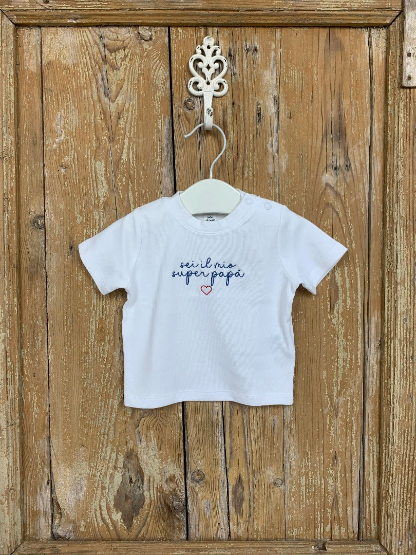 T-shirt Neonato - Sei il mio super Papà