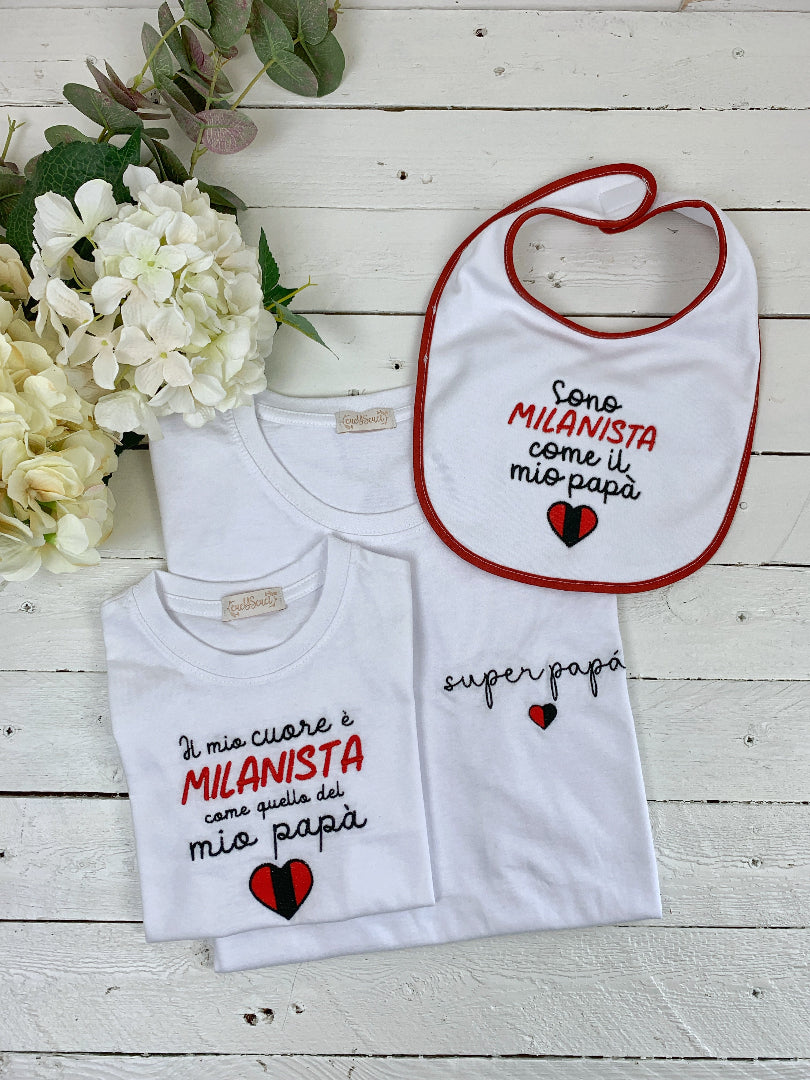 Set papà e figlio - Tifosi Calcio