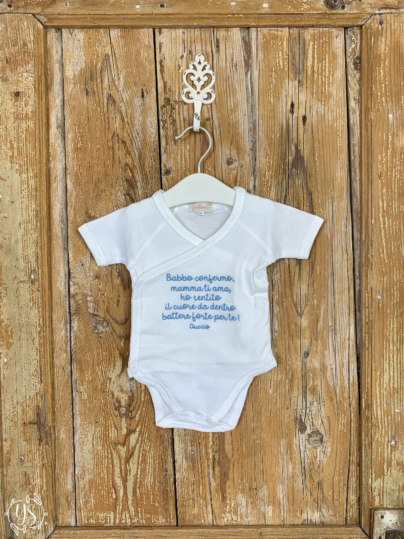 Body - Manica corta aperto - Babbo confermo, mamma ti ama....