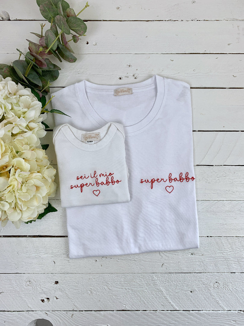 Set babbo e figlio - Super babbo