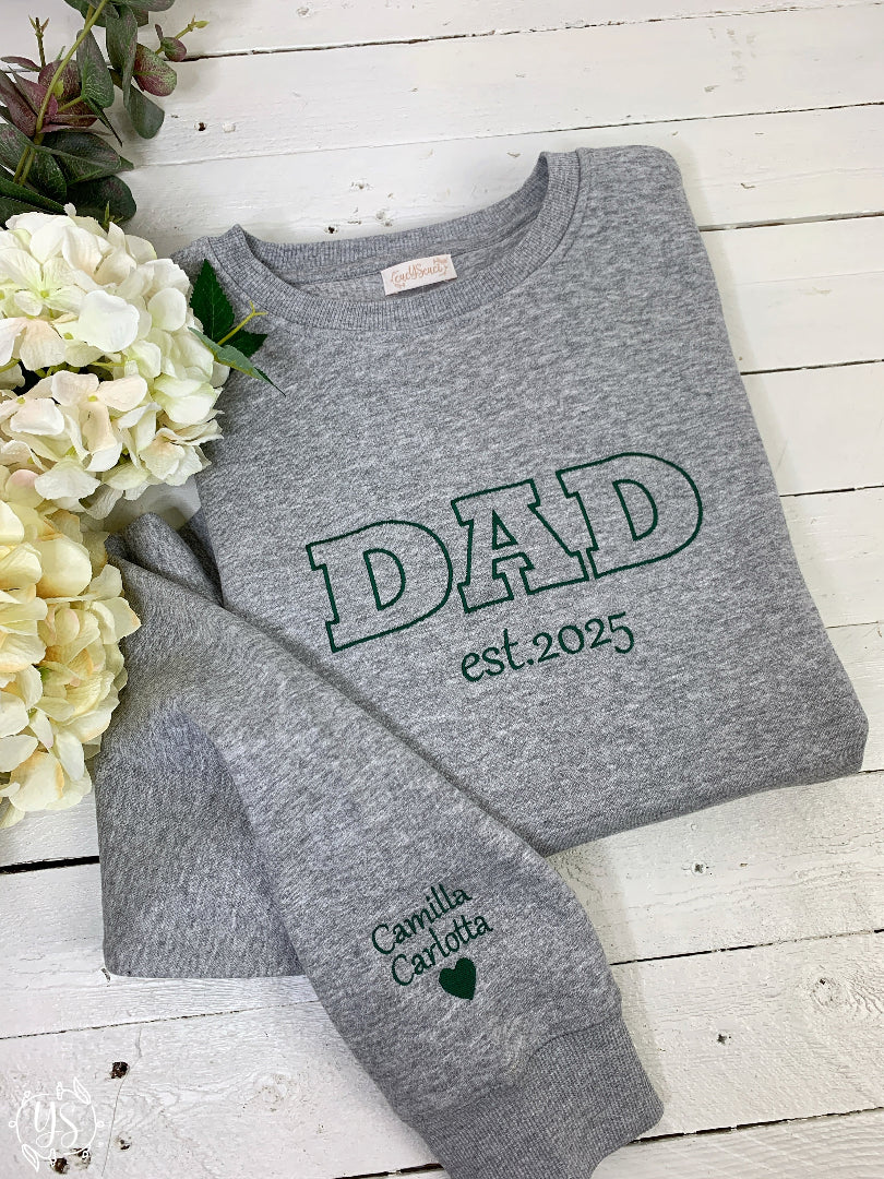Felpa uomo cotone felpato - DAD - est. + anno