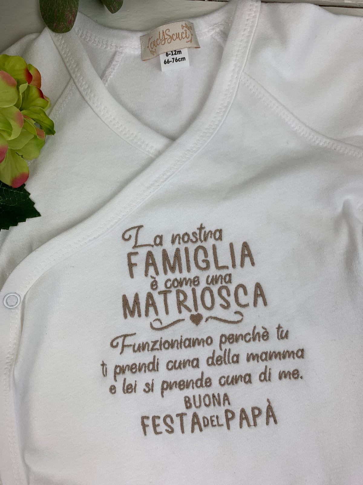 Body - Manica corta aperto - Famiglia matriosca