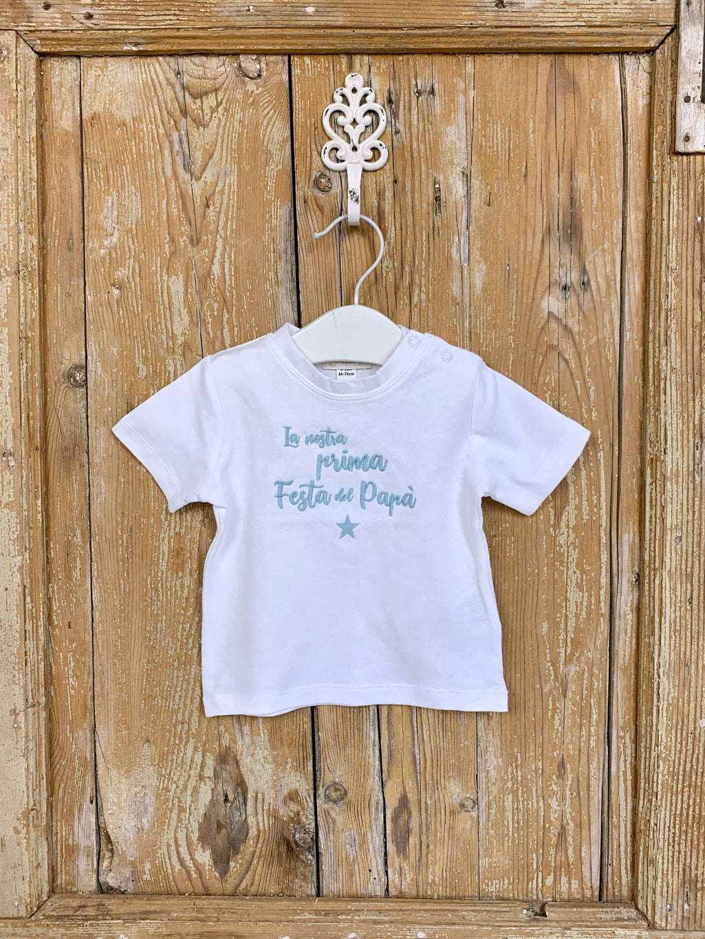 T-shirt Neonato - La nostra prima Festa del Papà