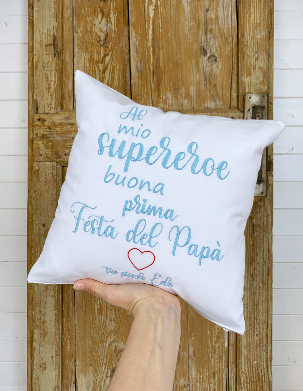 Federa quadrata 30x30 - Al mio Supereroe!