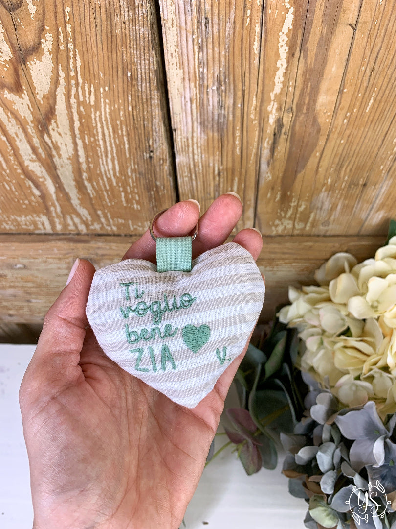 Portachiave personalizzato idea regalo festa degli zii cucyscuci