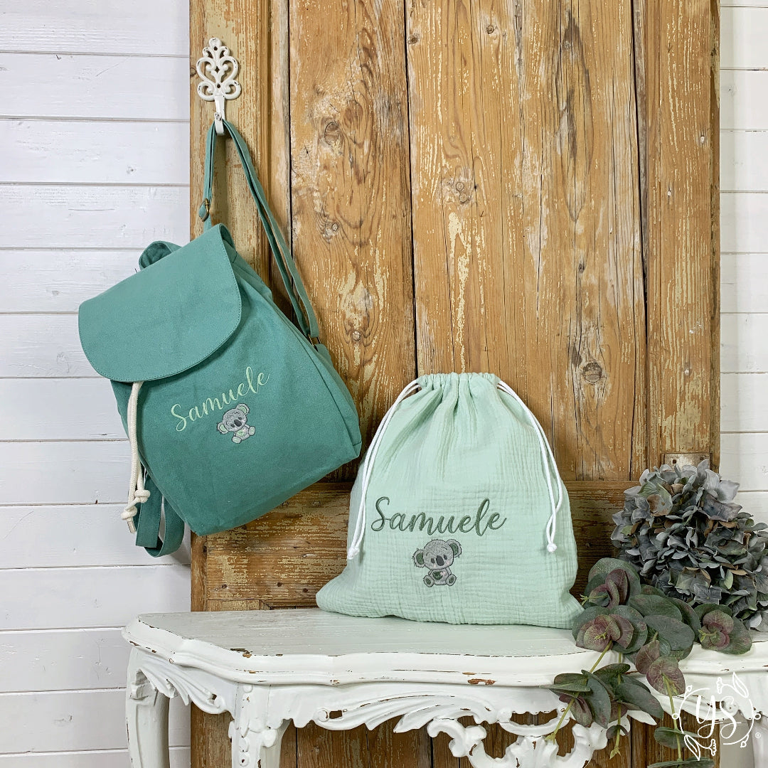 Set asilo - Samuele con koala