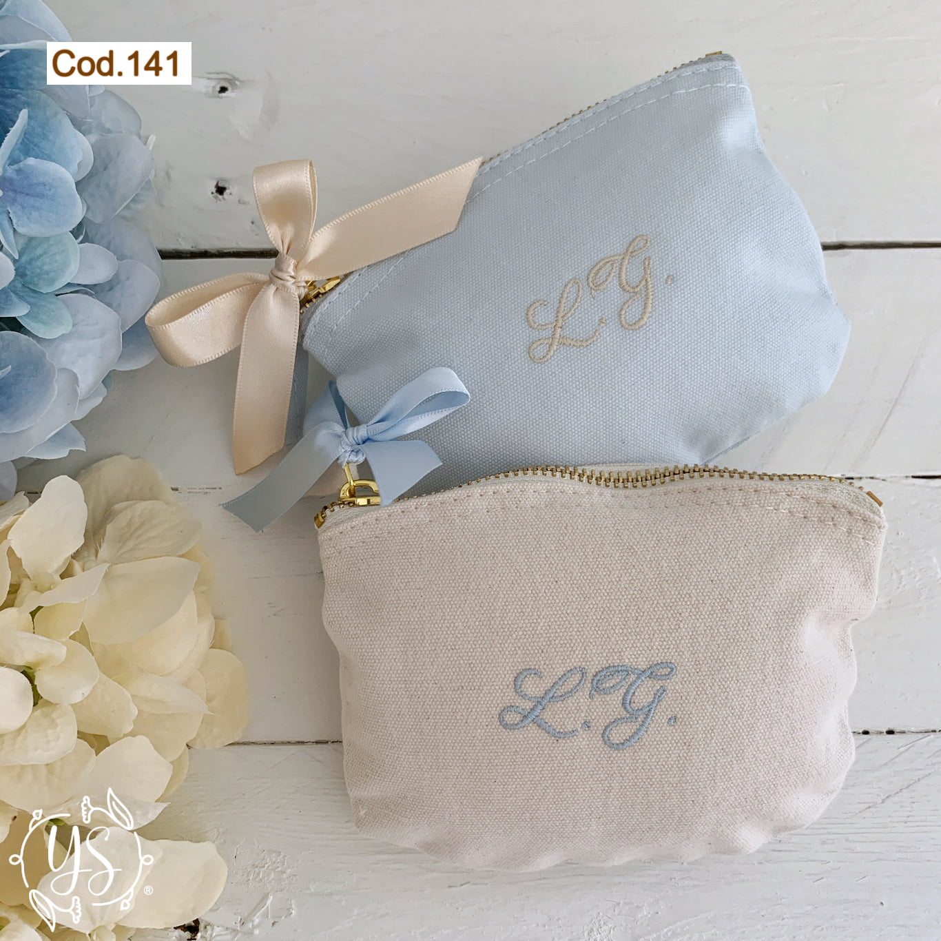 Pochette con iniziali online