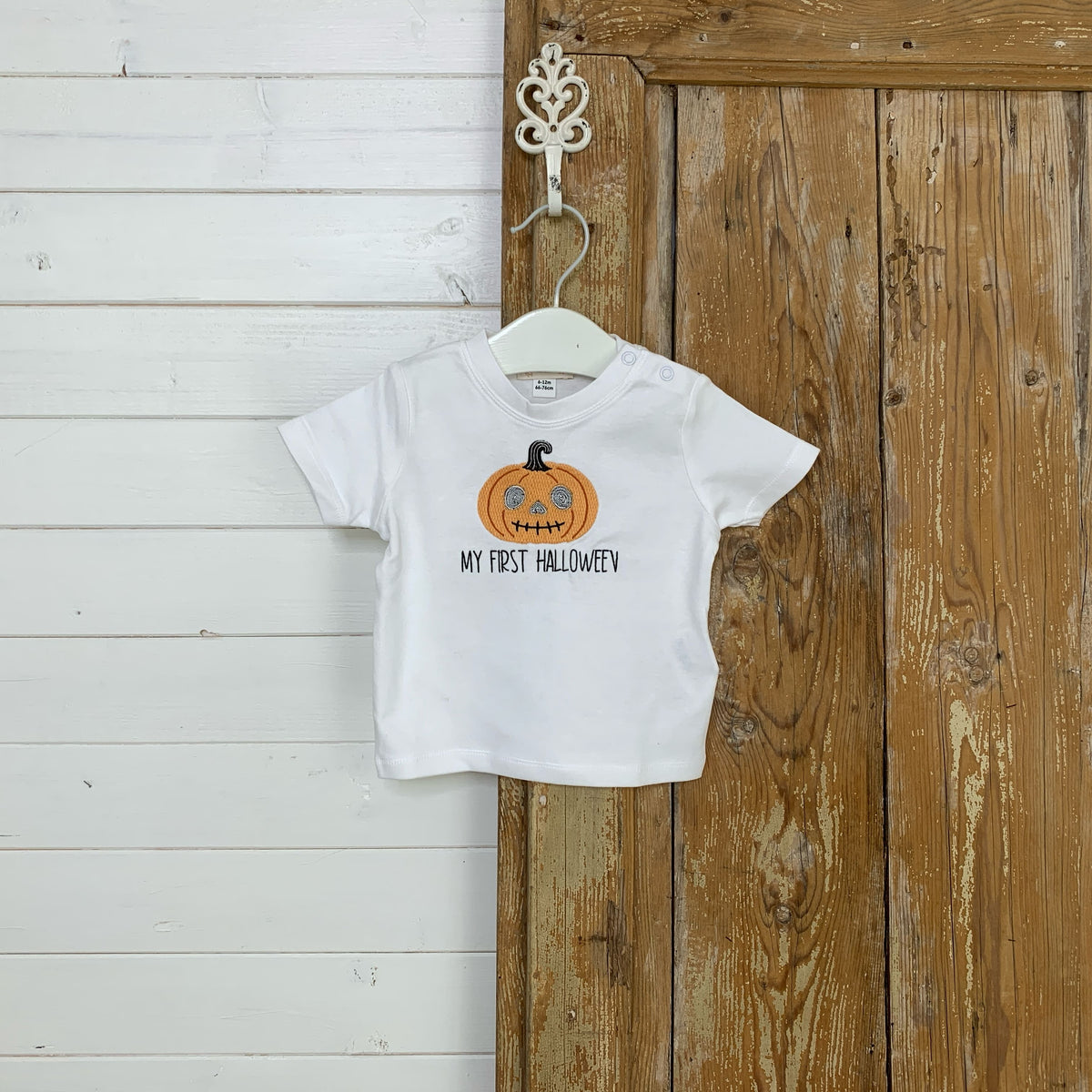 T-shirt Neonato 6-12 manica corta - My firs Halloween