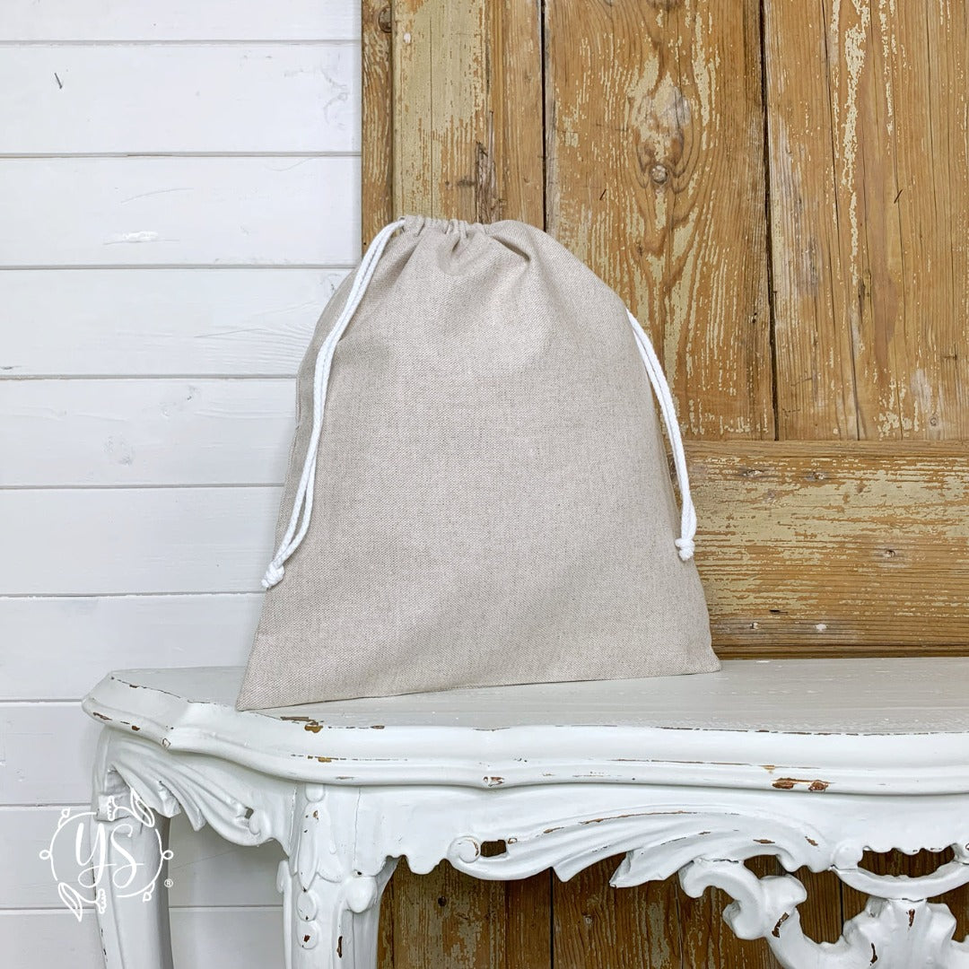 sacca cambio nascita ecrù made in italy ricamata cucyscuci riccione