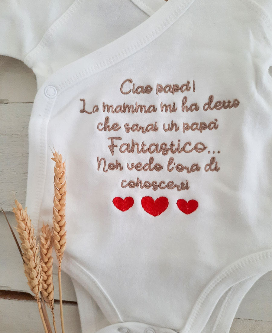 Body - Manica corta aperto - Papà Fantastico