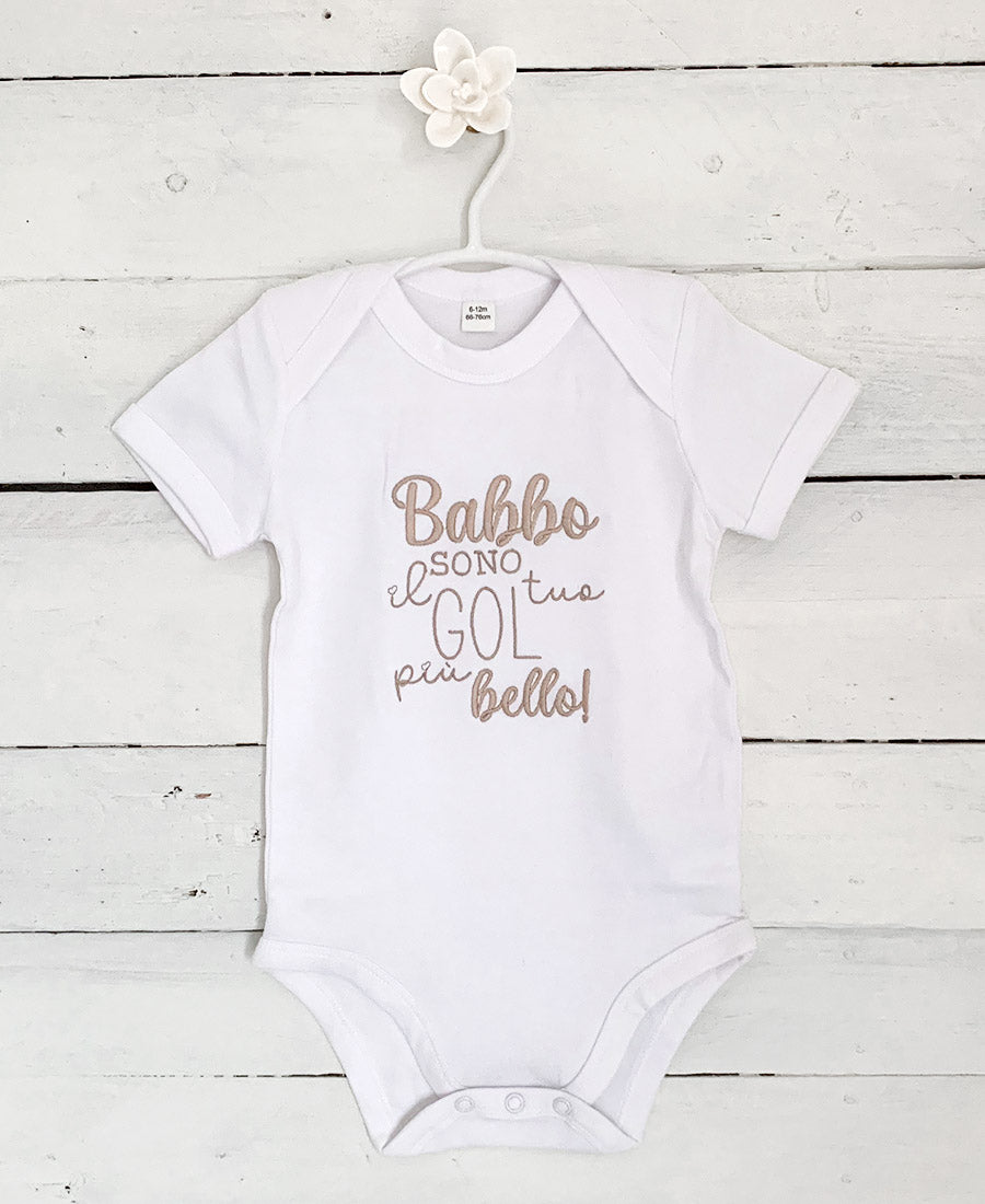 Body - Manica corta chiuso - Babbo Gol più bello