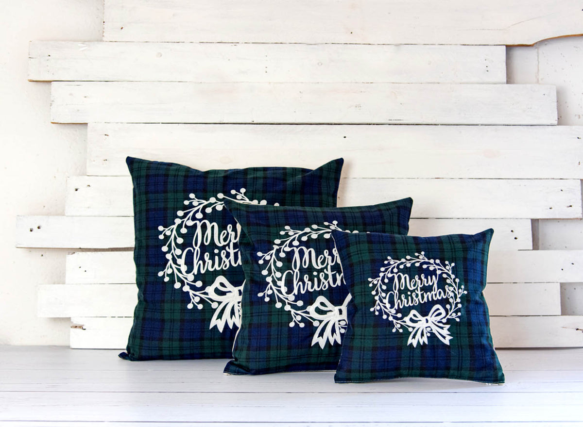 Federa - Tartan Blu e Verde - Merry Christmas