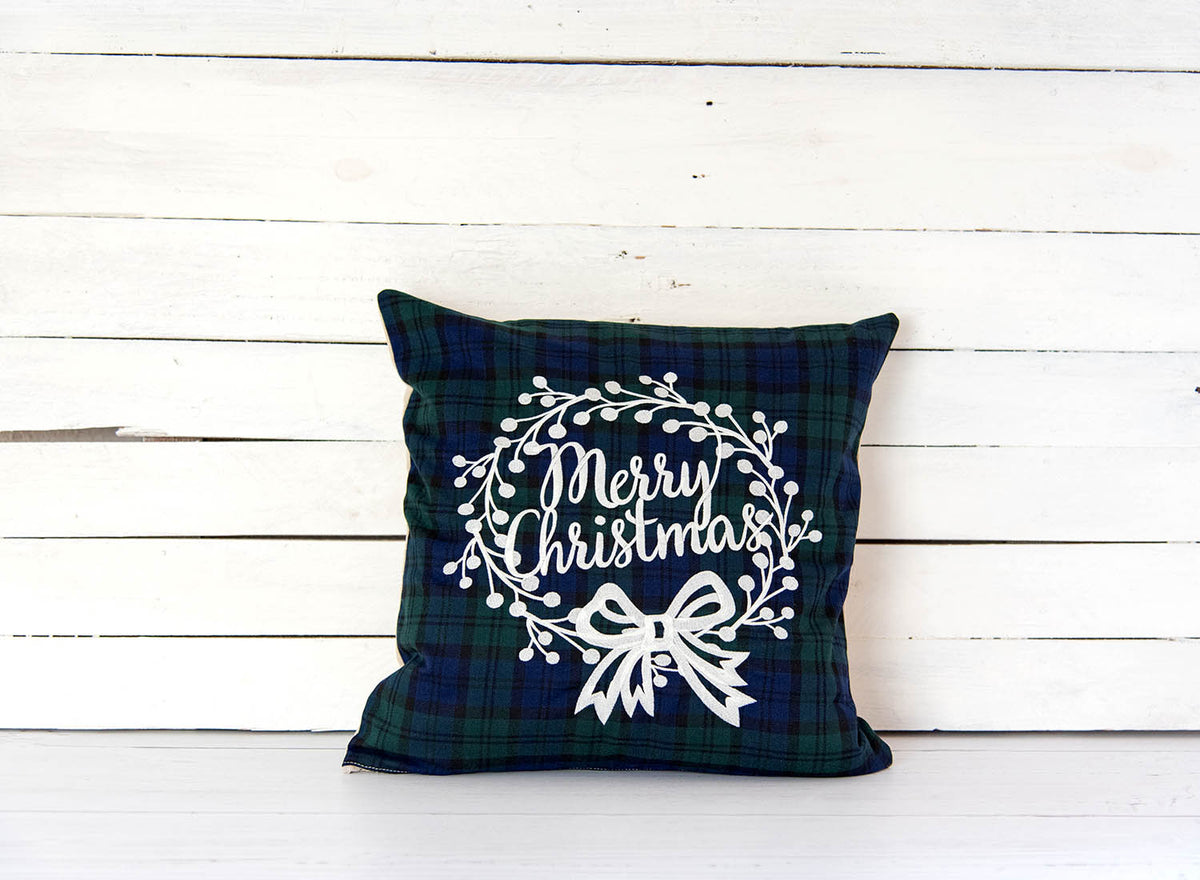 Federa - Tartan Blu e Verde - Merry Christmas