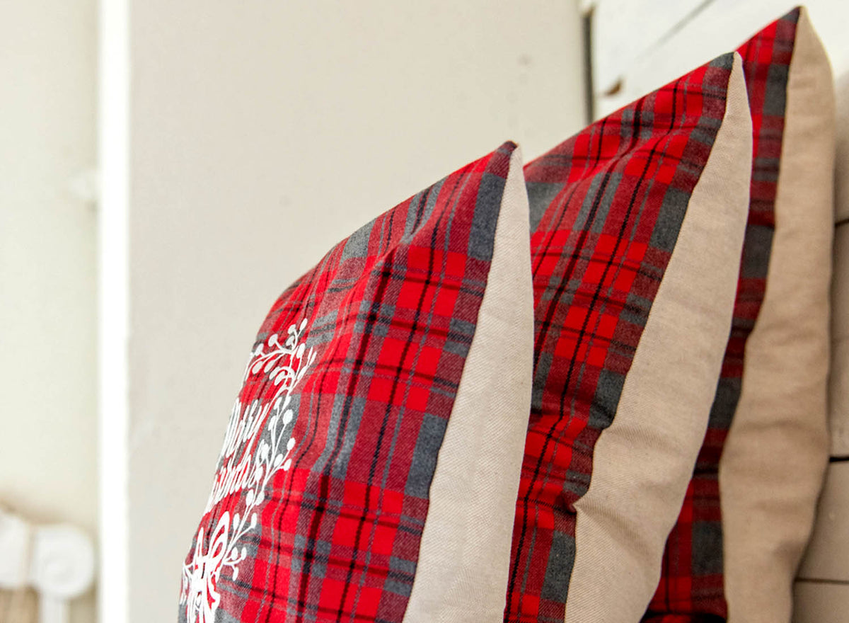 Federa - Tartan Rosso e Grigio